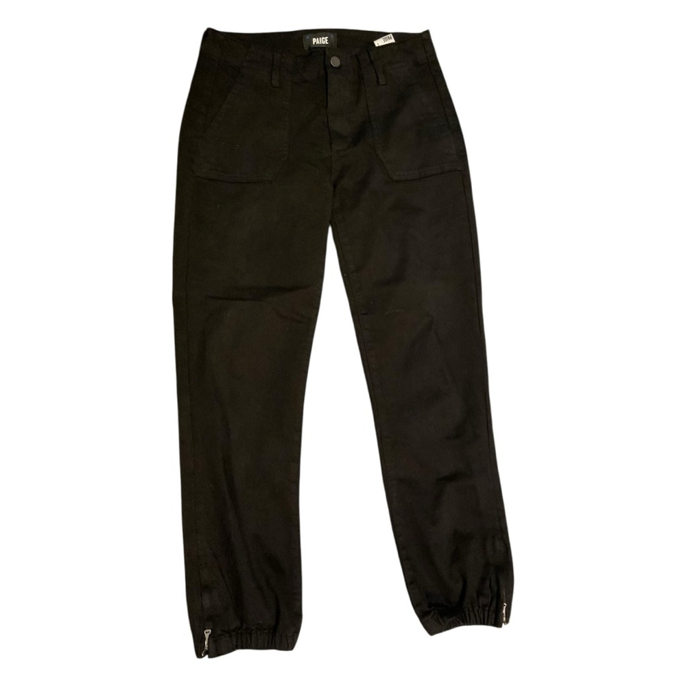 PAIGE Black Mayslie Jogger Pants Size 27